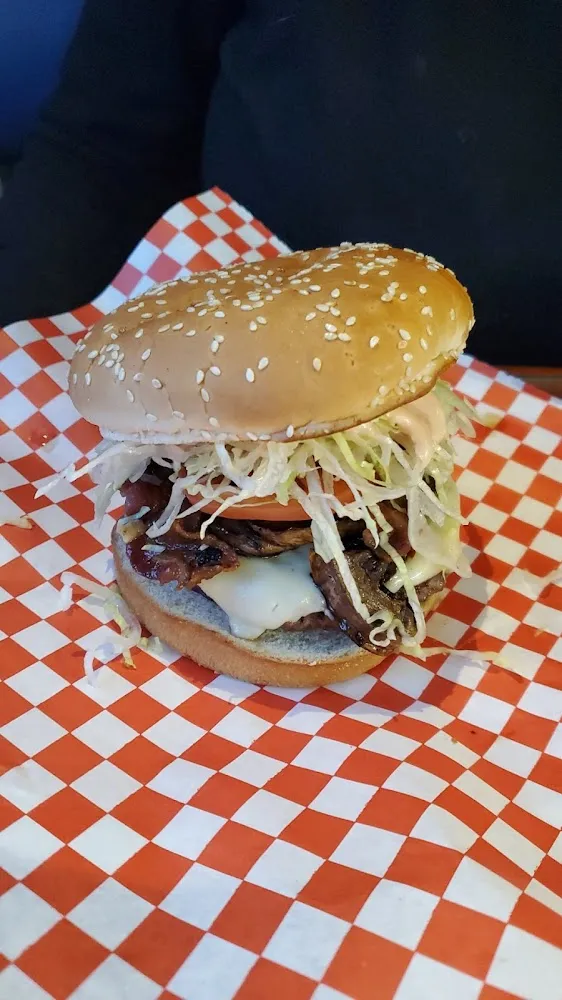 Bacon Mushroom Swiss Burger